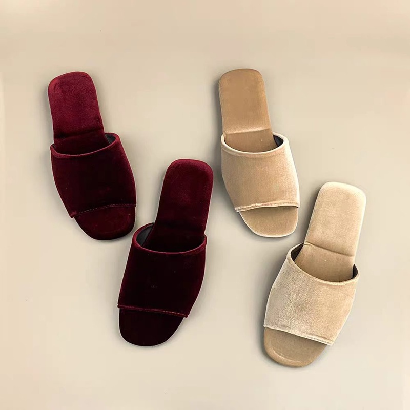Velvet Plush Slippers 03