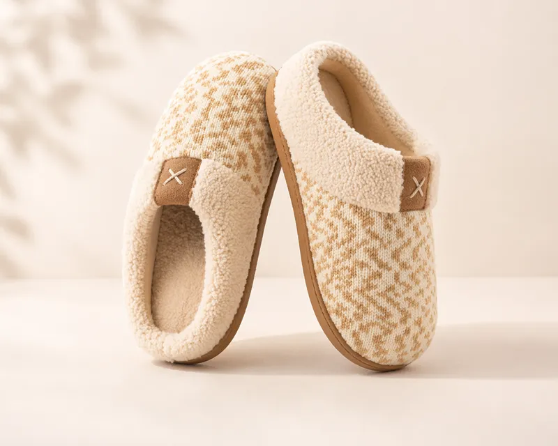 custom memory foam plush slippers hero banner image