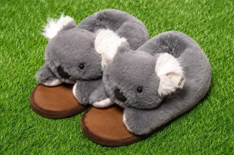 Custom Koala Plush Slippers