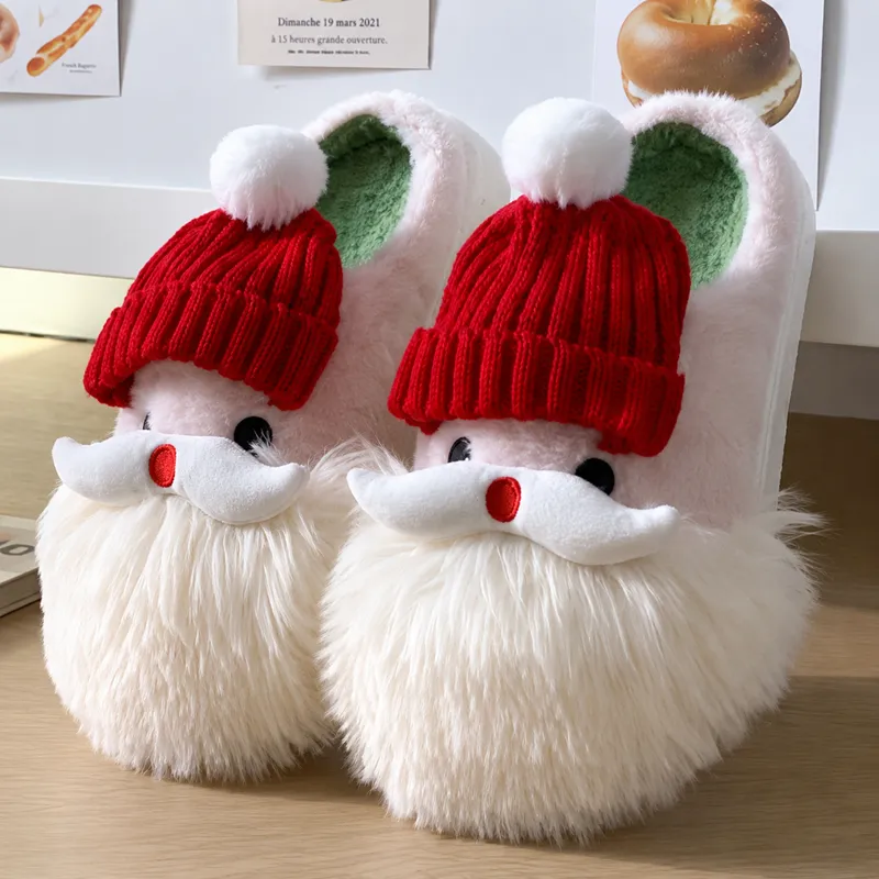 Seasonal holiday plush slipper collections