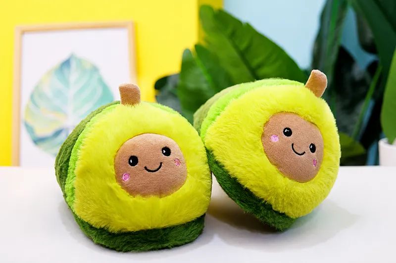 Custom Avocado Plush Slippers