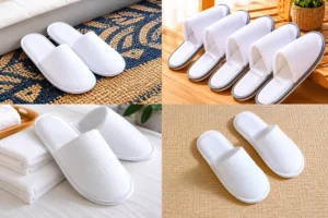 hotel spa slippers bulk collage