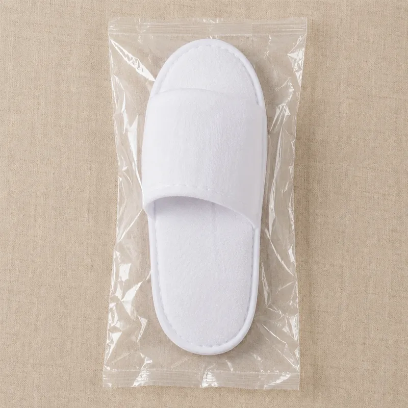 Individual PE bag hotel slippers