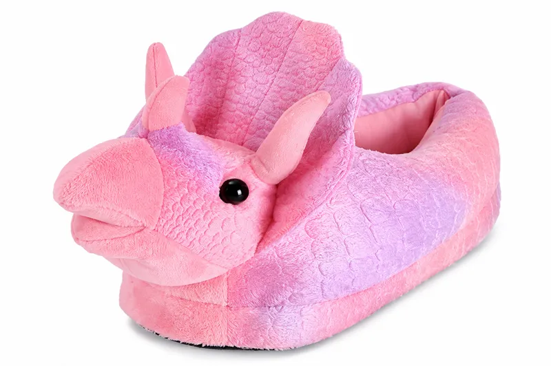 Custom Dinosaur Plush Slippers