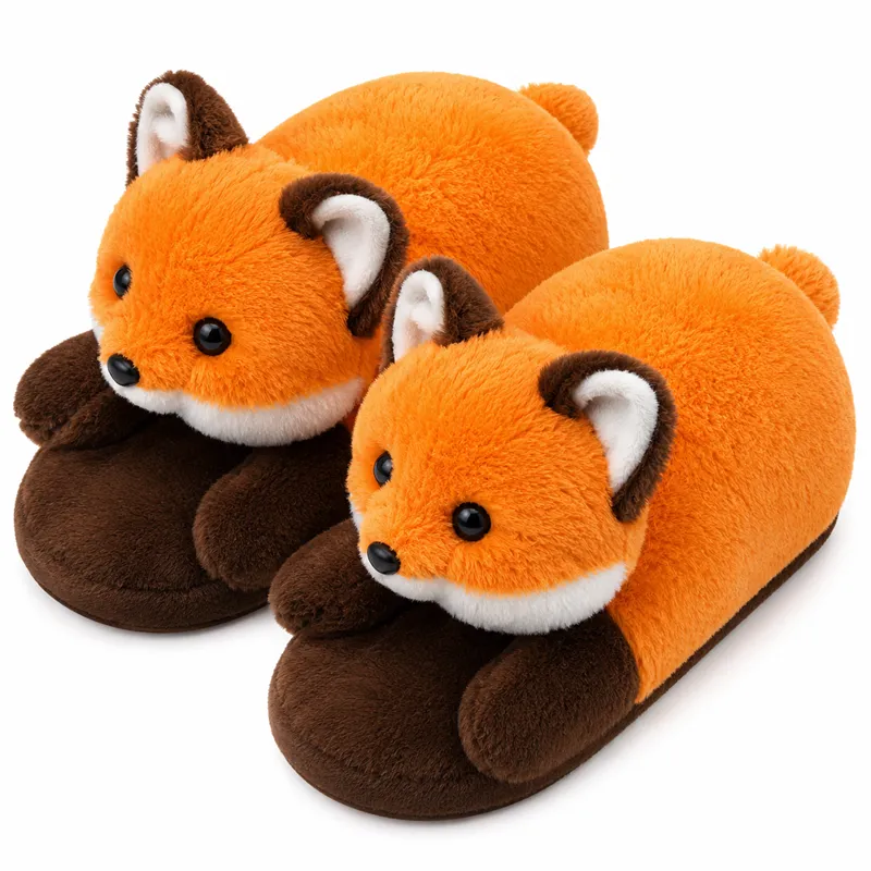 Funny Animal Fox Slippers