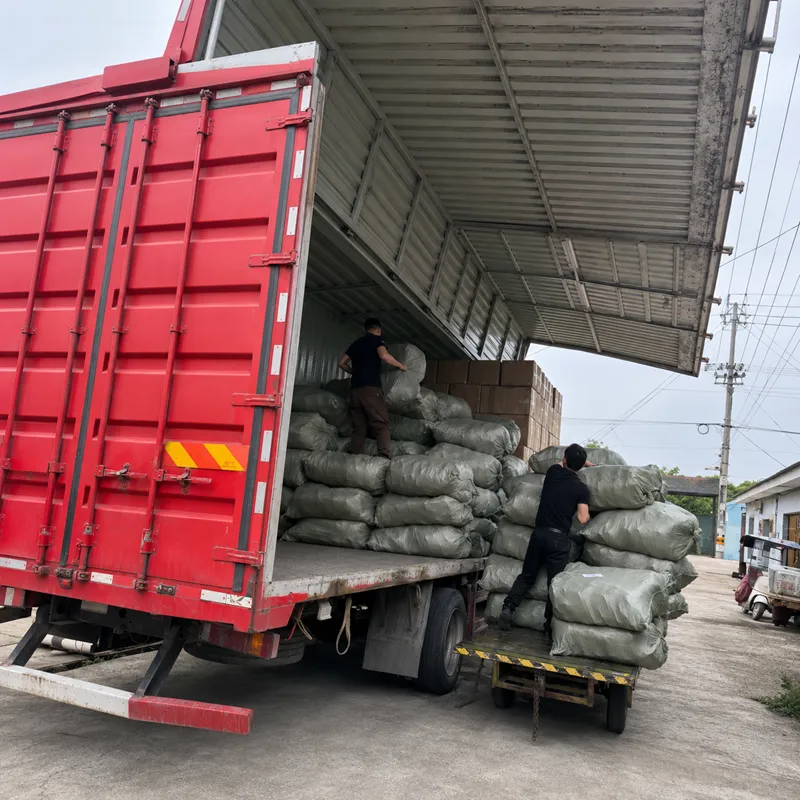 Final shipment for bulk custom plush slipper orders