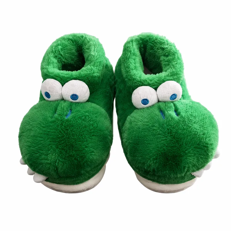Cute Crocodile Plush Slippers