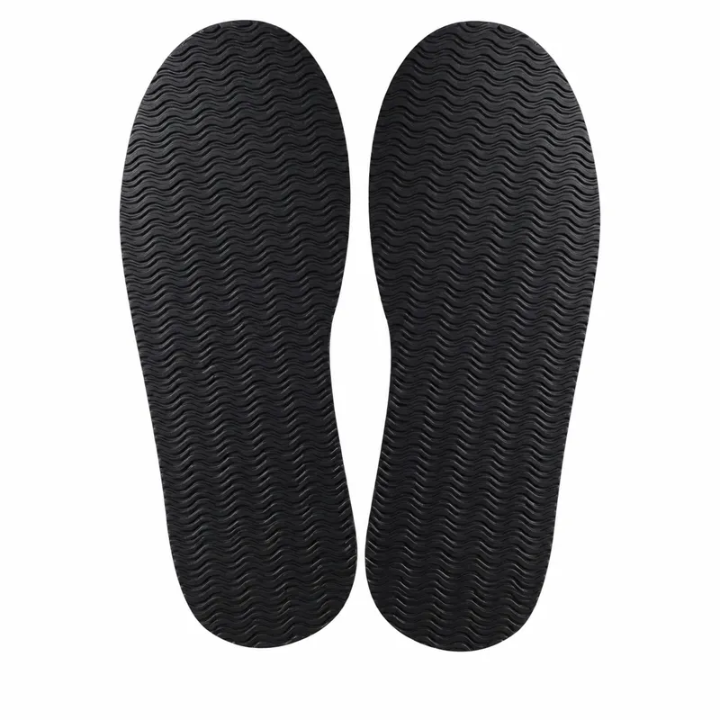 Rubber sole for plush slippers