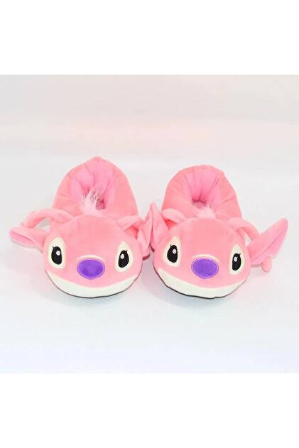 Three-dimensional plush character components used on novelty slippers