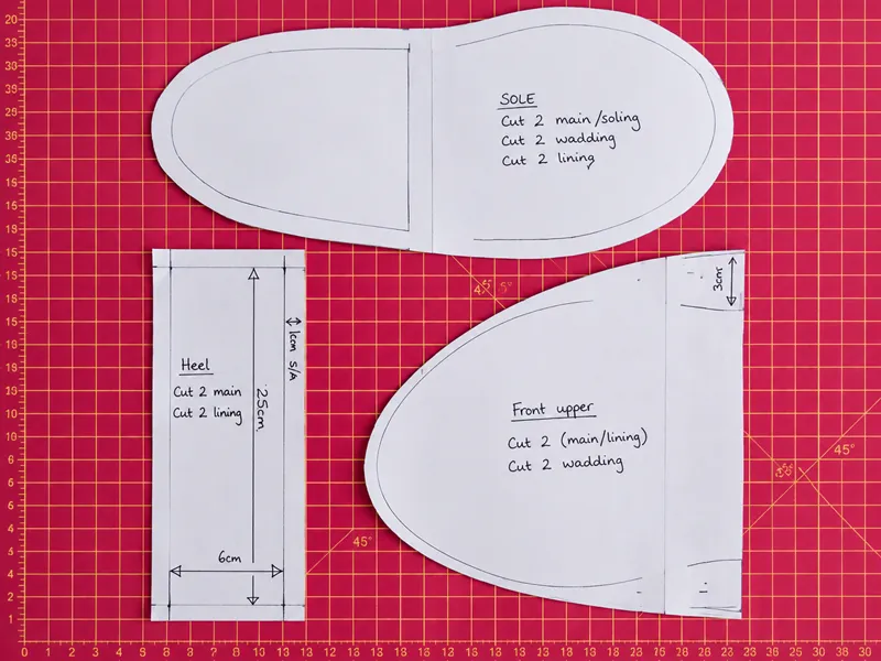 OEM plush slipper process