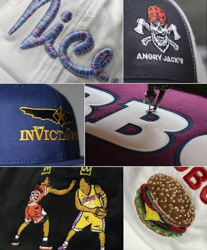 Embroidered logo and character details on custom plush slippers