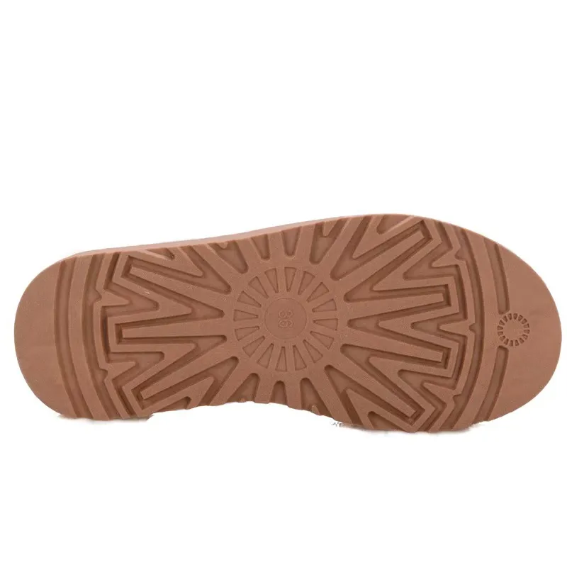 TPR sole for custom plush slippers